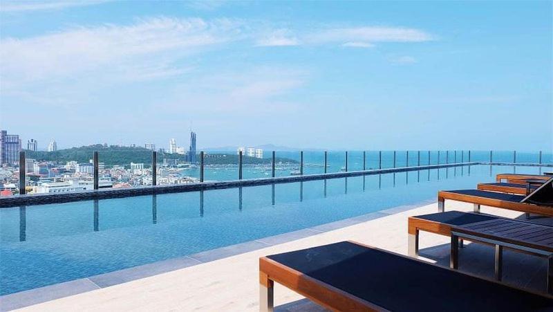 Great Location With Infinity Pool - Central Pattaya Apartment Exterior photo